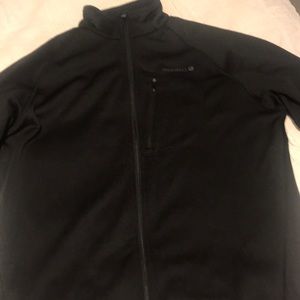 Merrell black mens long sleeve fleece